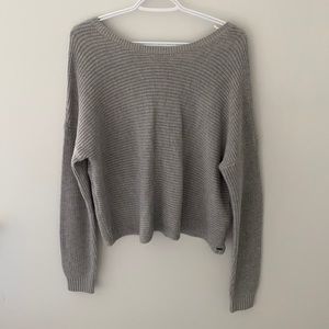 Hollister Reversible Knotted Knit Sweater